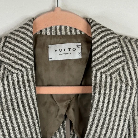 Wolf & Badger Silk Linen Blazer Vulto Amsterdam Size 34R Extra Small XS - Picture 5 of 10